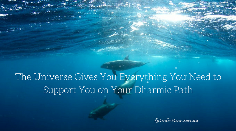 The Universe Gives You Everything You Need To Support You On Your Dharmic Path